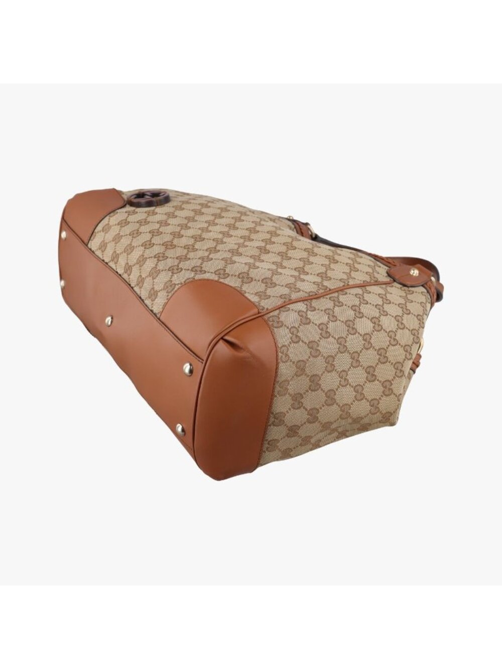 ★SOLD★ Gucci Interlocking GG Canvas Brown Handbag - Picture 4 of 15
